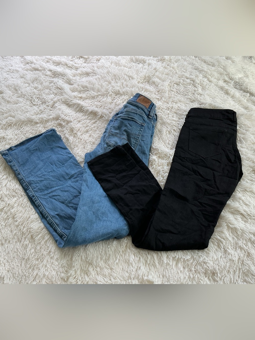 American Eagle + H&M Women’s Stretch Denim Pants Sizes 0 & 25/30 Flare & Skinny